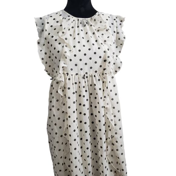 D-SIGNED by DISNEY Polka Dot Ruffle Dress size large (14-16) - Picture 3 of 16